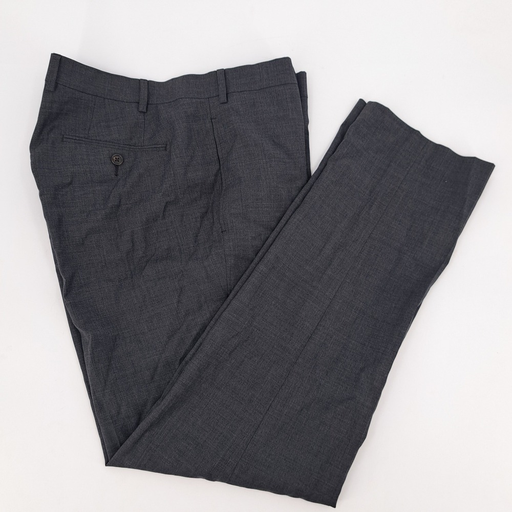 Lauren Ralph Lauren High Performance Wool Dress Pants Mens 36x32 Grey Stretch